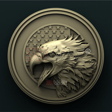 AMERICAN EAGLE 3D STL 3DWave